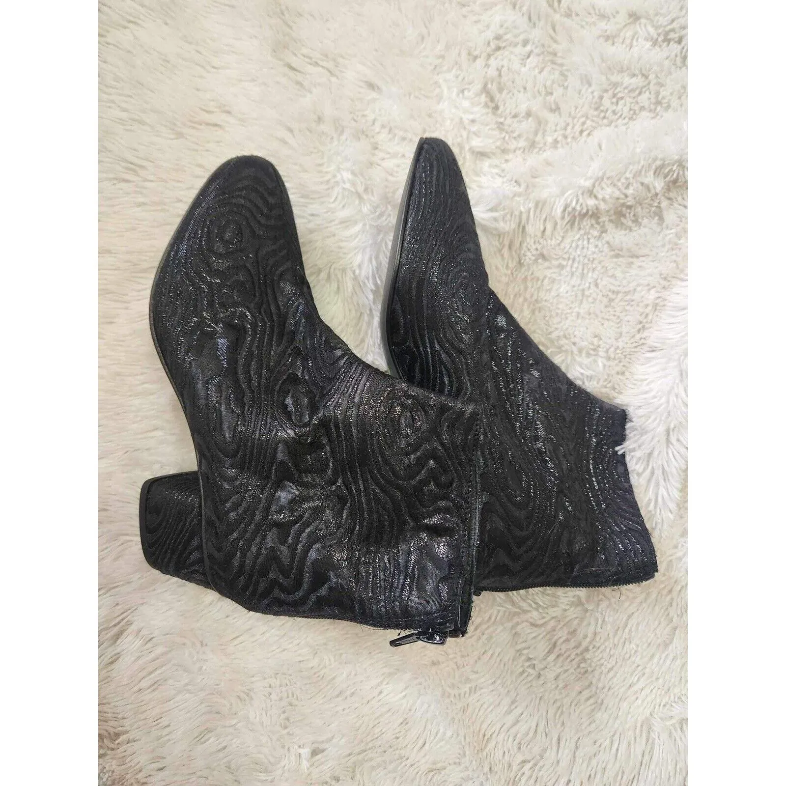 Anthropologie Joyeux Textured Ankle Boot Size 38EU. Sho5 - Image 8