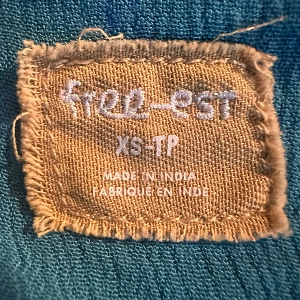 Free People Just Like Paradise Maxi Dress Blue Moon XS Bohemian Ethereal Beach - Image 7