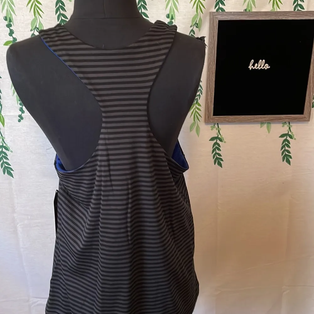 Size L Reversible Kansas Jayhawks Racerback Tank Top C1 - Image 4