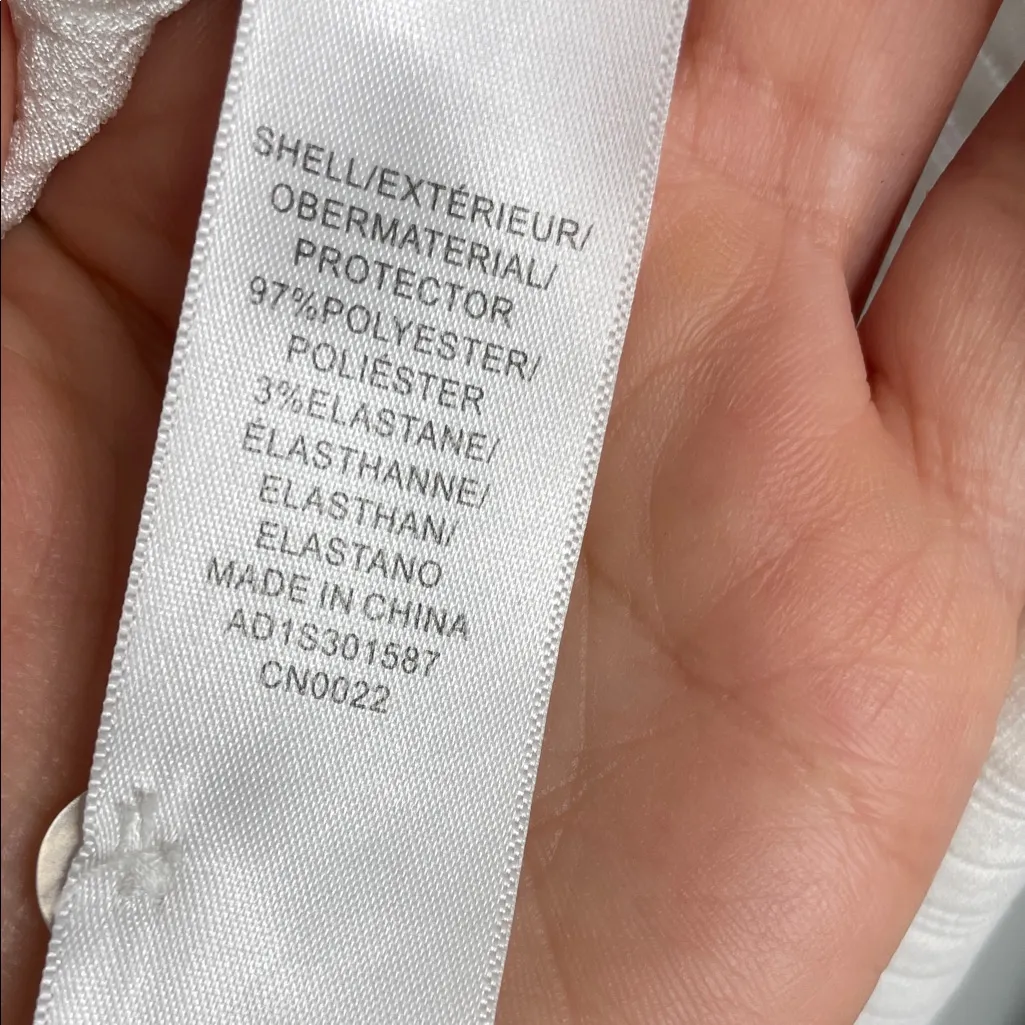 Adrianna Papell Textured White Top - Image 7