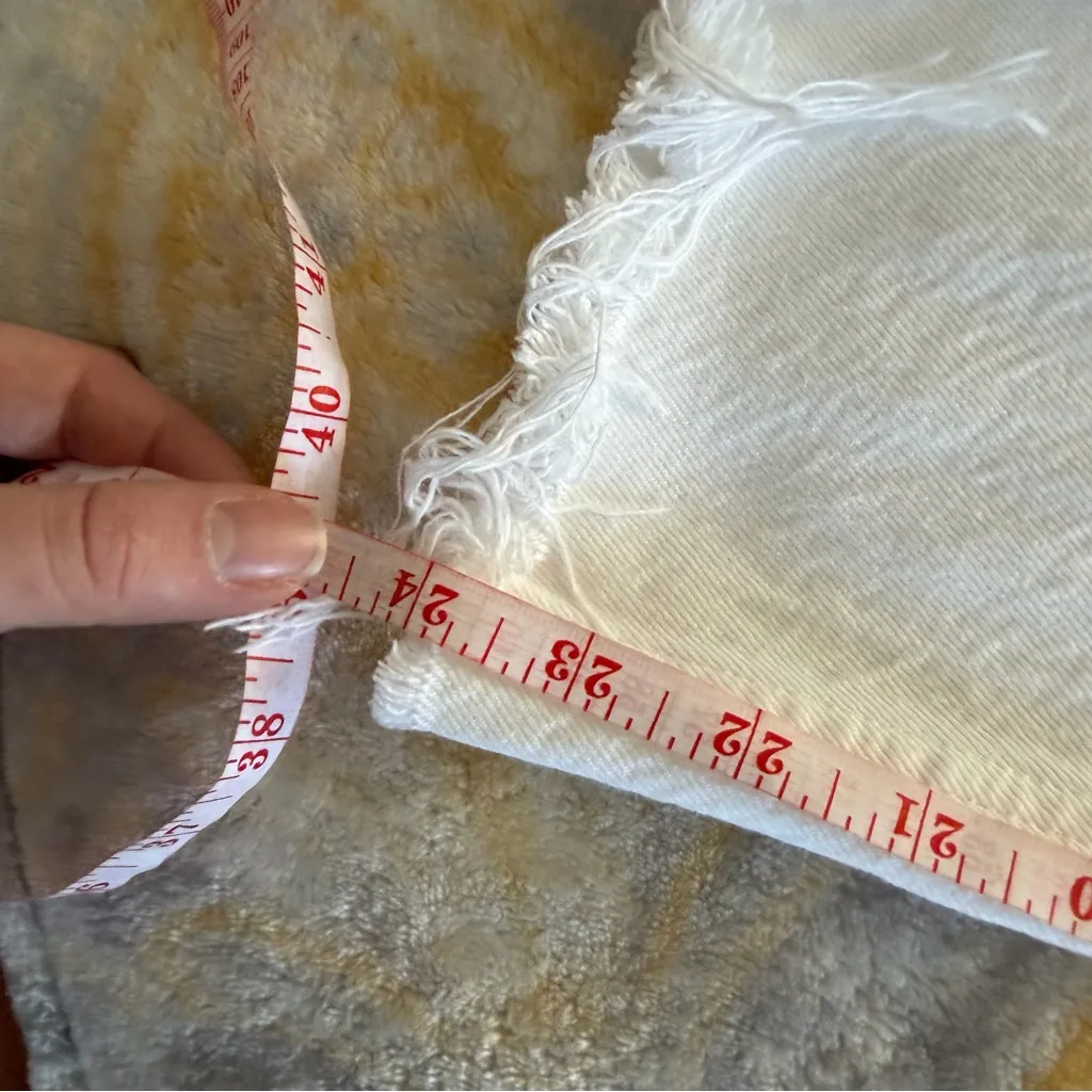 Abercrombie & fitch the crop wide leg curve love high rise white jeans size 31s - Image 2