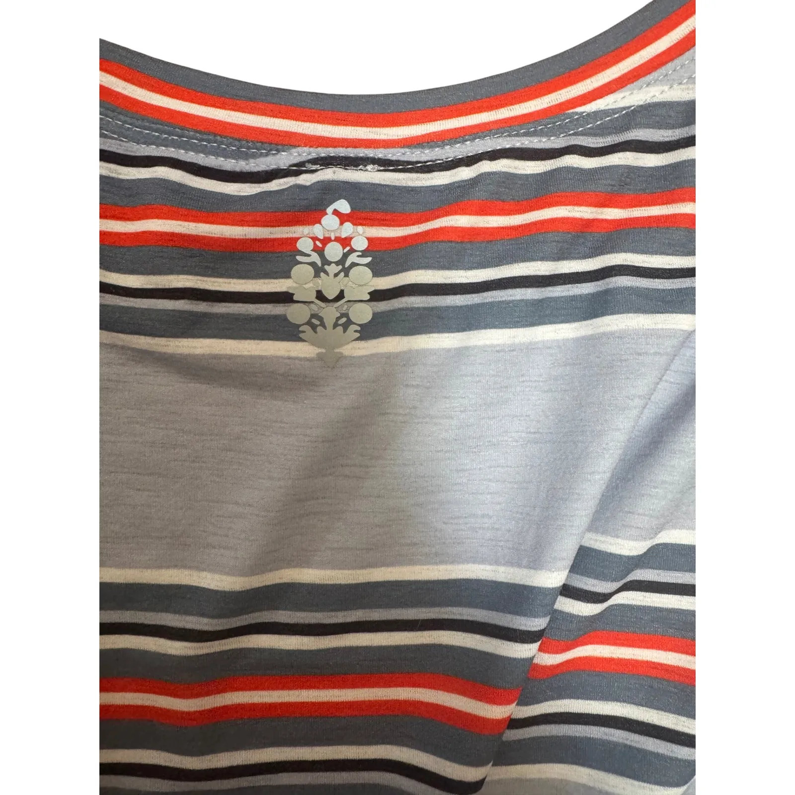 Free People Movement Tank Top XS Striped Athletic Ruched Drawstring NWT - Image 4