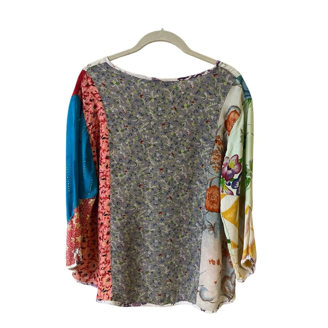 Sacred Threads  tunic blouse multi print sz Medium - Image 2