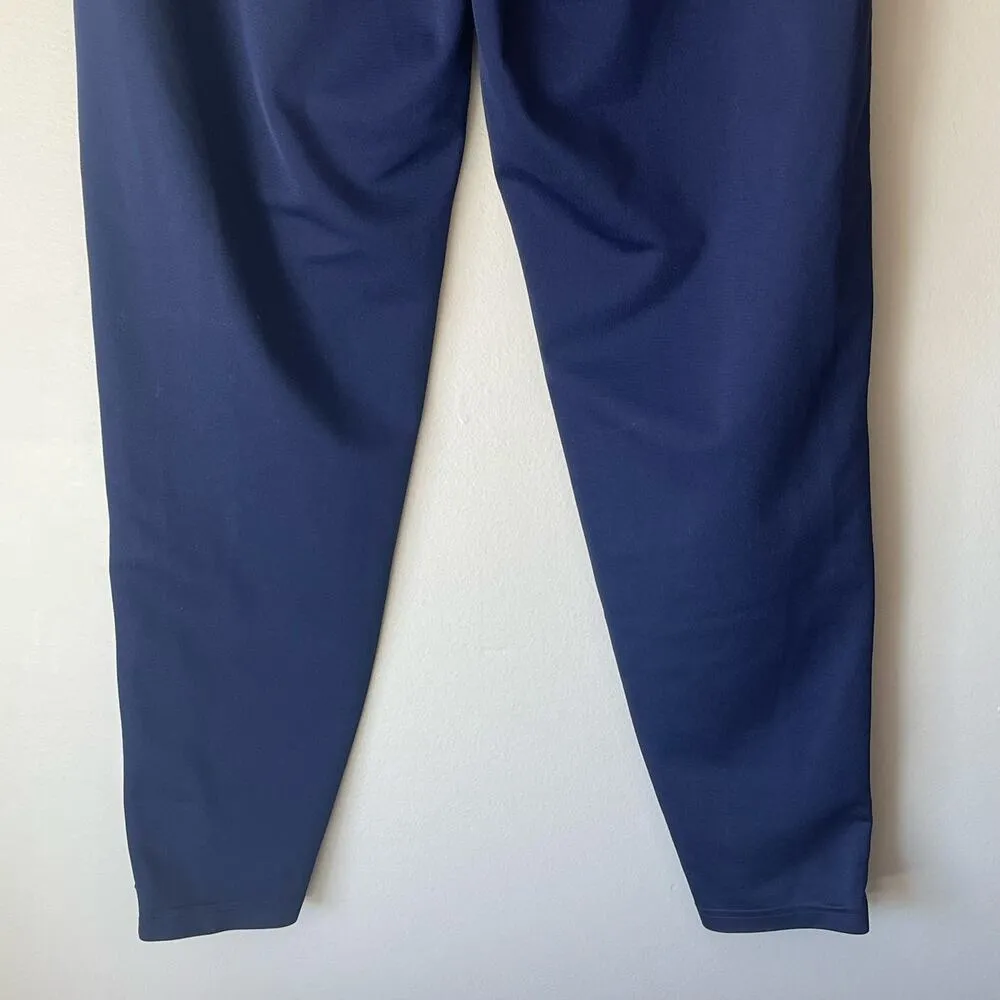 Under Armour Navy Blue Joggers with Zippers on Ankle Size Small - Image 11