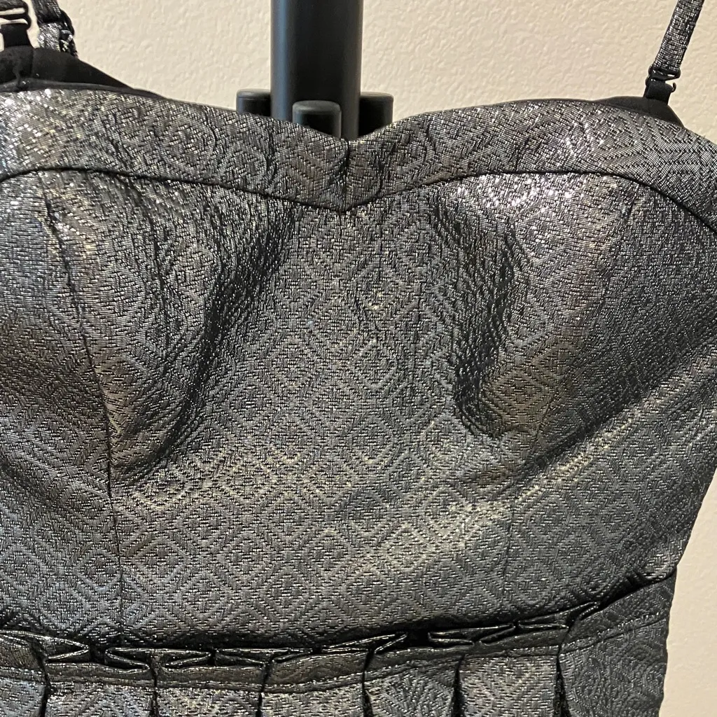 Guess Metallic Mini Dress gunmetal - Image 5