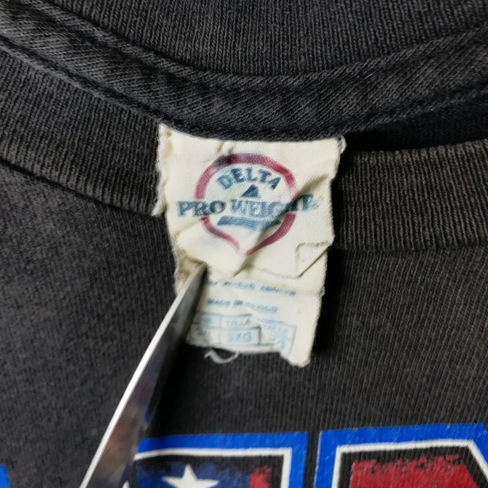 Vintage Y2K Land of The Free USA T Shirt Black 3XL XXXL Graphic Tee Cotton Solid Size undefined - Image 4