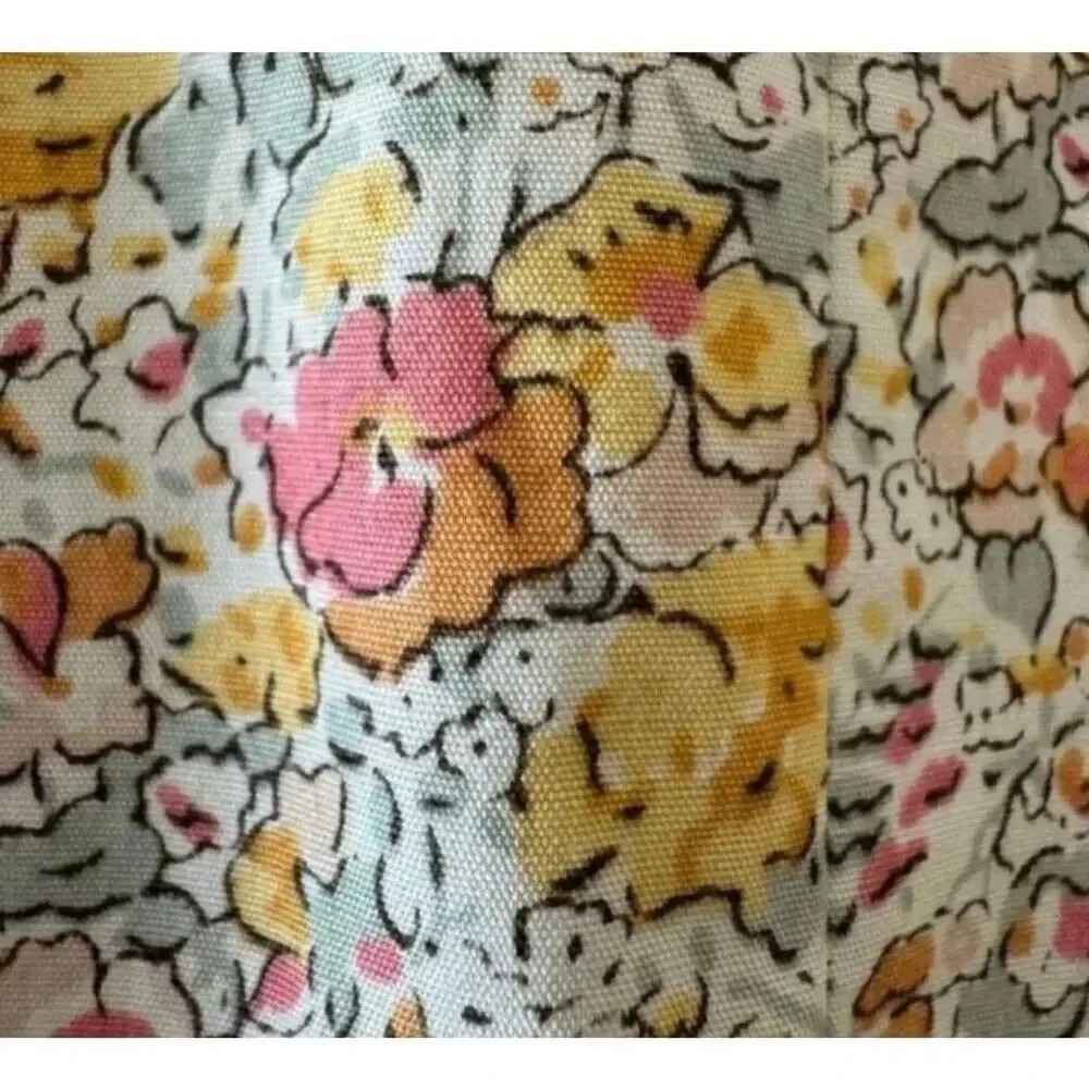 Garnet Hill Button Down Romantic Floral Abstract Artsy Academia Size 2 #2153 - Image 10