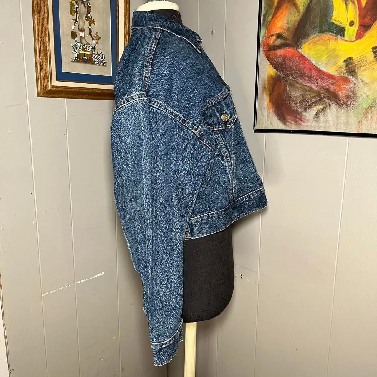 Levi's Vtg Levi’s Denim Jacket Womens Size Large - Image 8