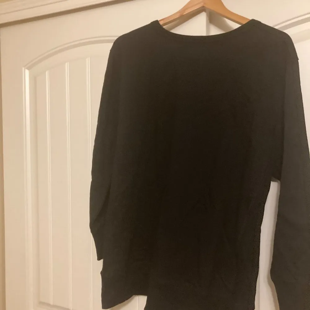 New Orleans Jazz Hardwood Classics Sweatshirt Black Womens Large NWOT Carl Banks - Image 3