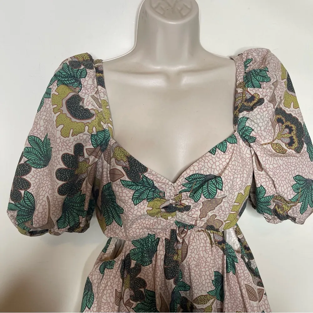 Autumn Adeigbo Womens Midege Cut out side Midi Dress sz 4 - Image 8