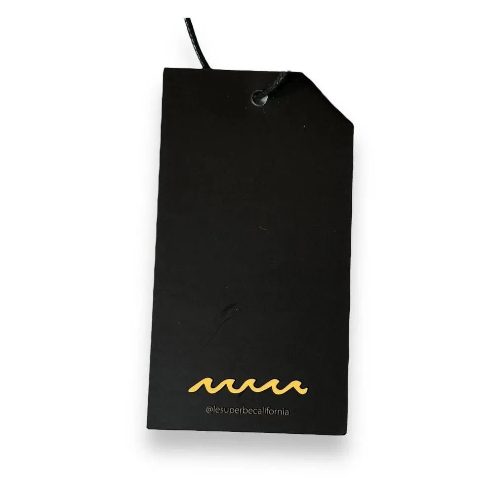 Le Superbe Women's Black White Luau Floral Tube Tank Top Size S Petite - Image 5