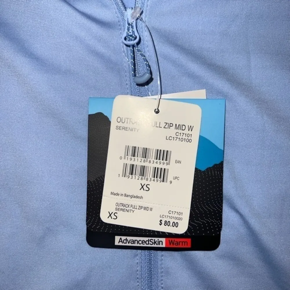 NWT Solomon Outrack‎ Full Zip Mid Serenity Jacket Size XS Blue - Image 3