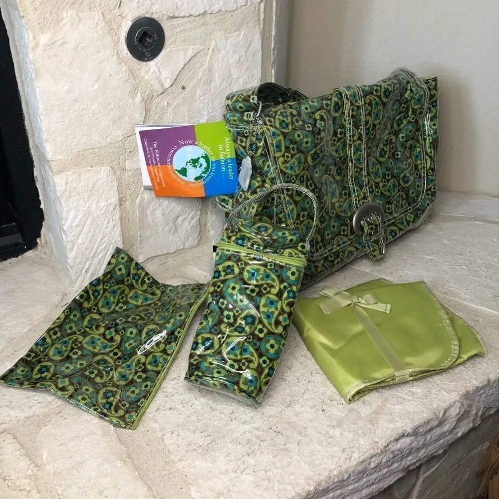 Kalencom New Orleans Laminated Buckle Bag Brown - Image 10