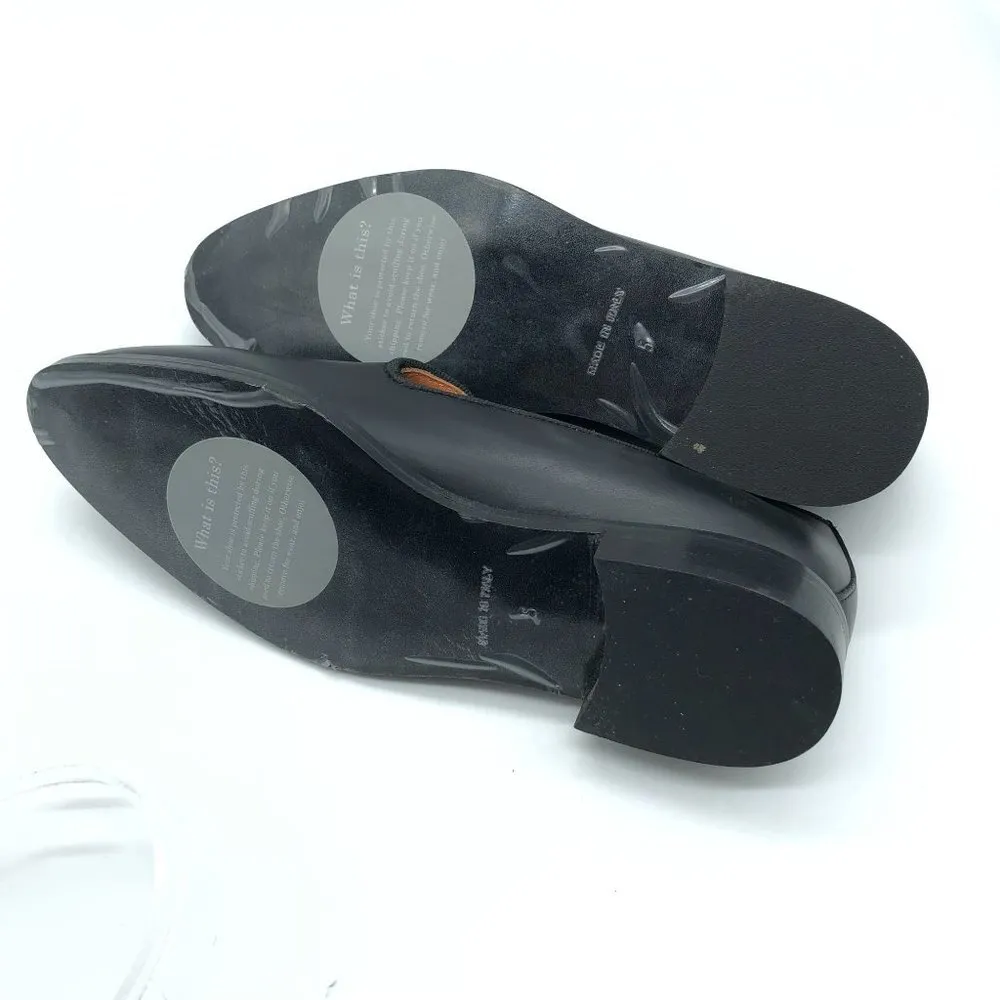 Everlane Shoes The Modern Loafer Leather Slip On Stacked Heel Black Size 5 - Image 6