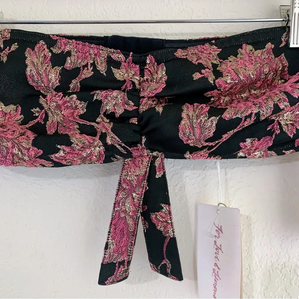 NWT Luella Metallic Crop Top - Image 6