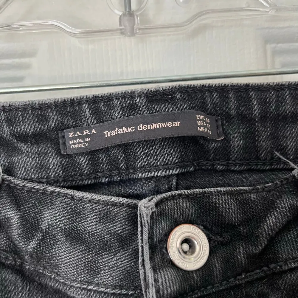 Zara Trafaluc Denimwear Zip-Leg Skinny Jeans - Size 2 - Image 5
