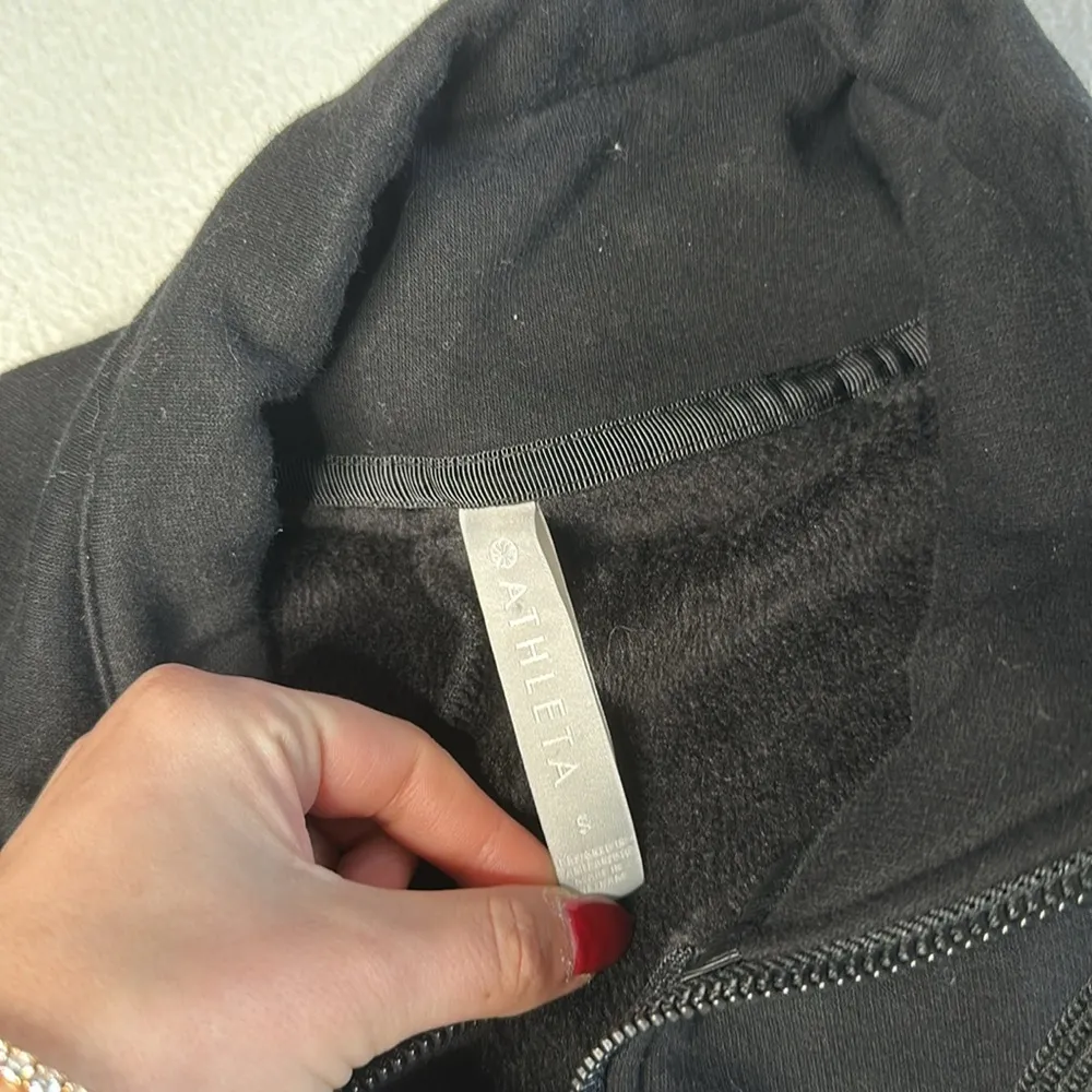 Athleta Cozy Karma 1/4 Zip Oversized Sweater Pullover Small Tunic - Image 4