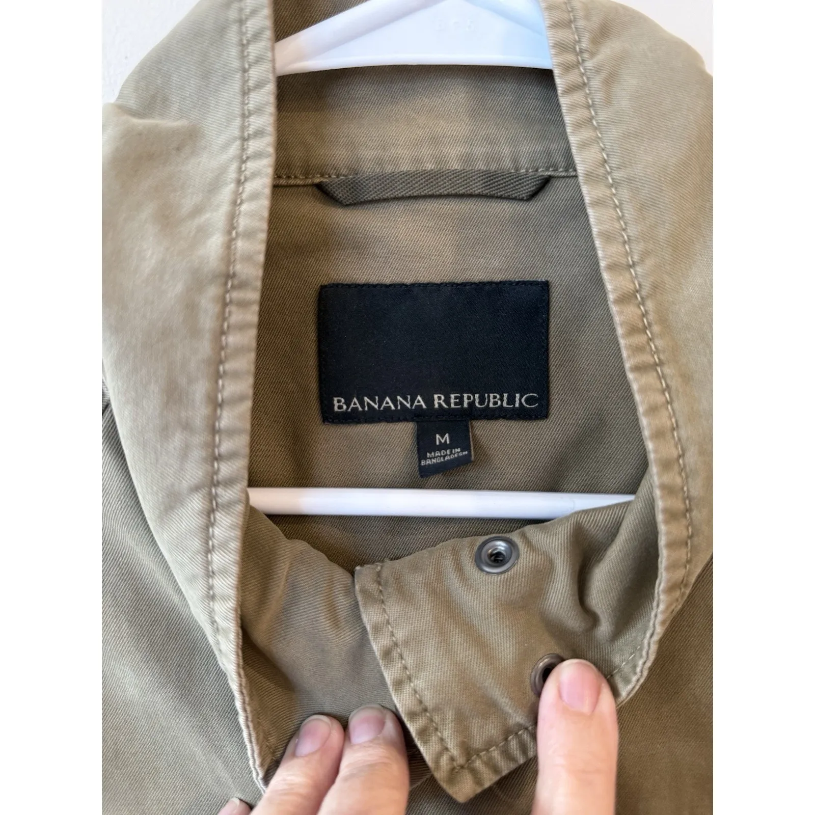 Banana republic military flutter sleeve jacket Medium Classic Cottagecore - Image 7