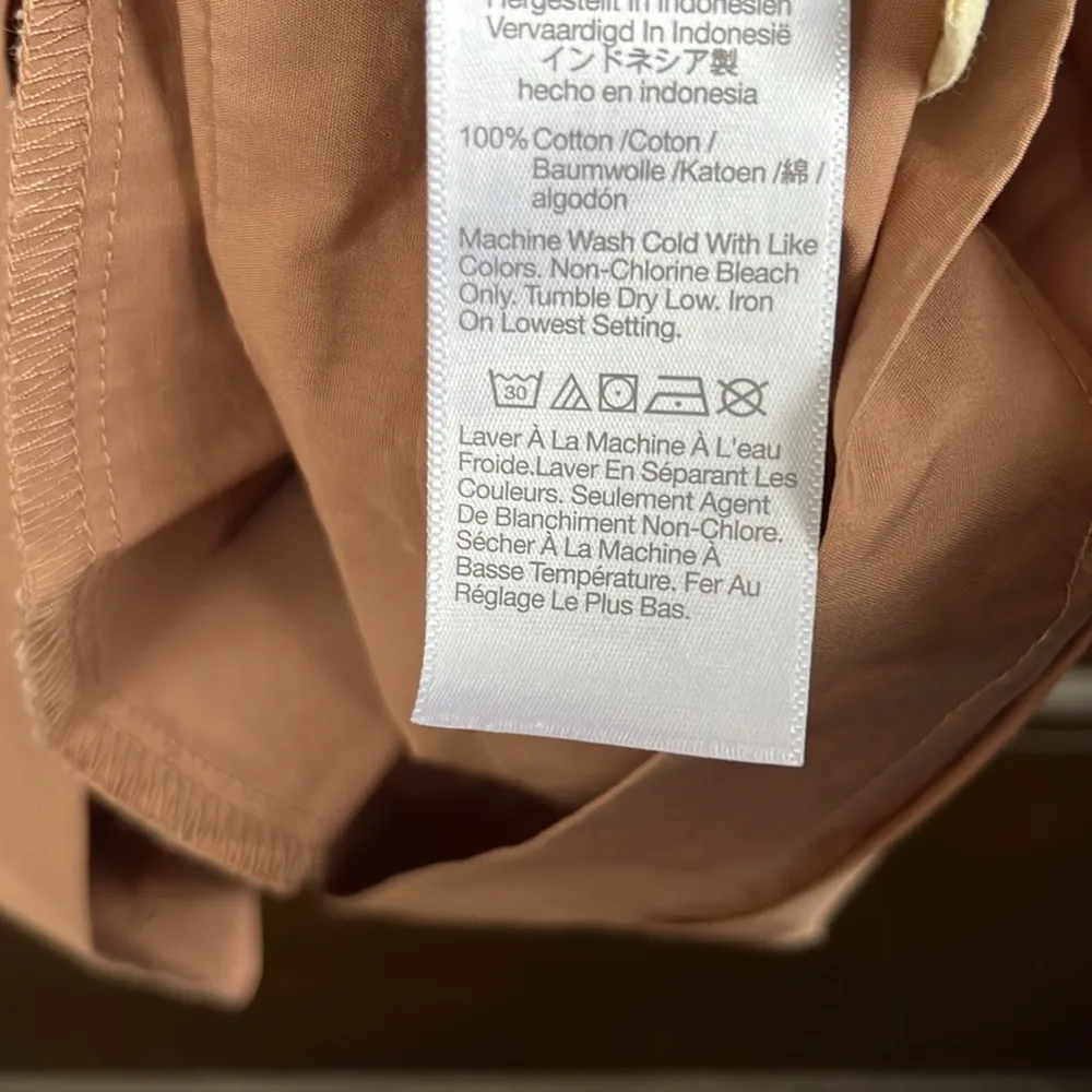 NWT Madewell Poplin Flutter Sleeve Pintuck Dress Size Small - Image 12