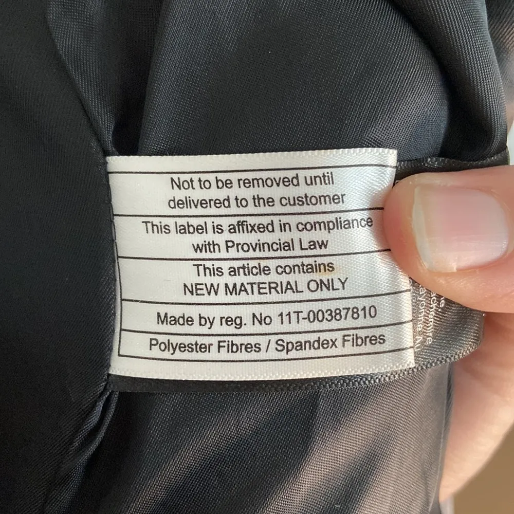 Babaton black single breasted long wool and cashmere blend coat - Image 6