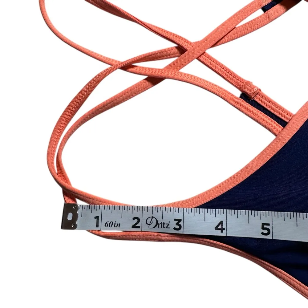 Adidas Sports Bras Navy Blue Workout Gear Gym Climacool Padded Tank Top Medium - Image 6