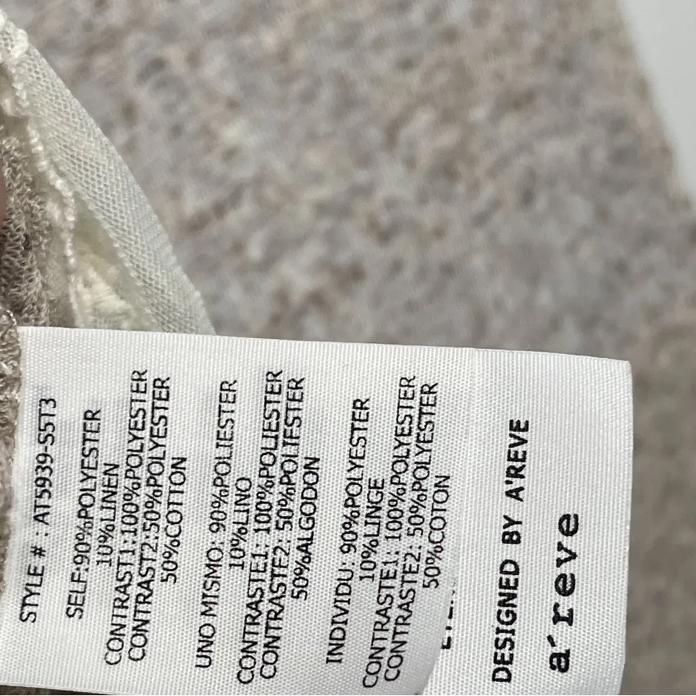 Anthropologie a’reve Rhinestone Pearl Beaded Pocket Lace Trim Blouse Tank Top - Image 10