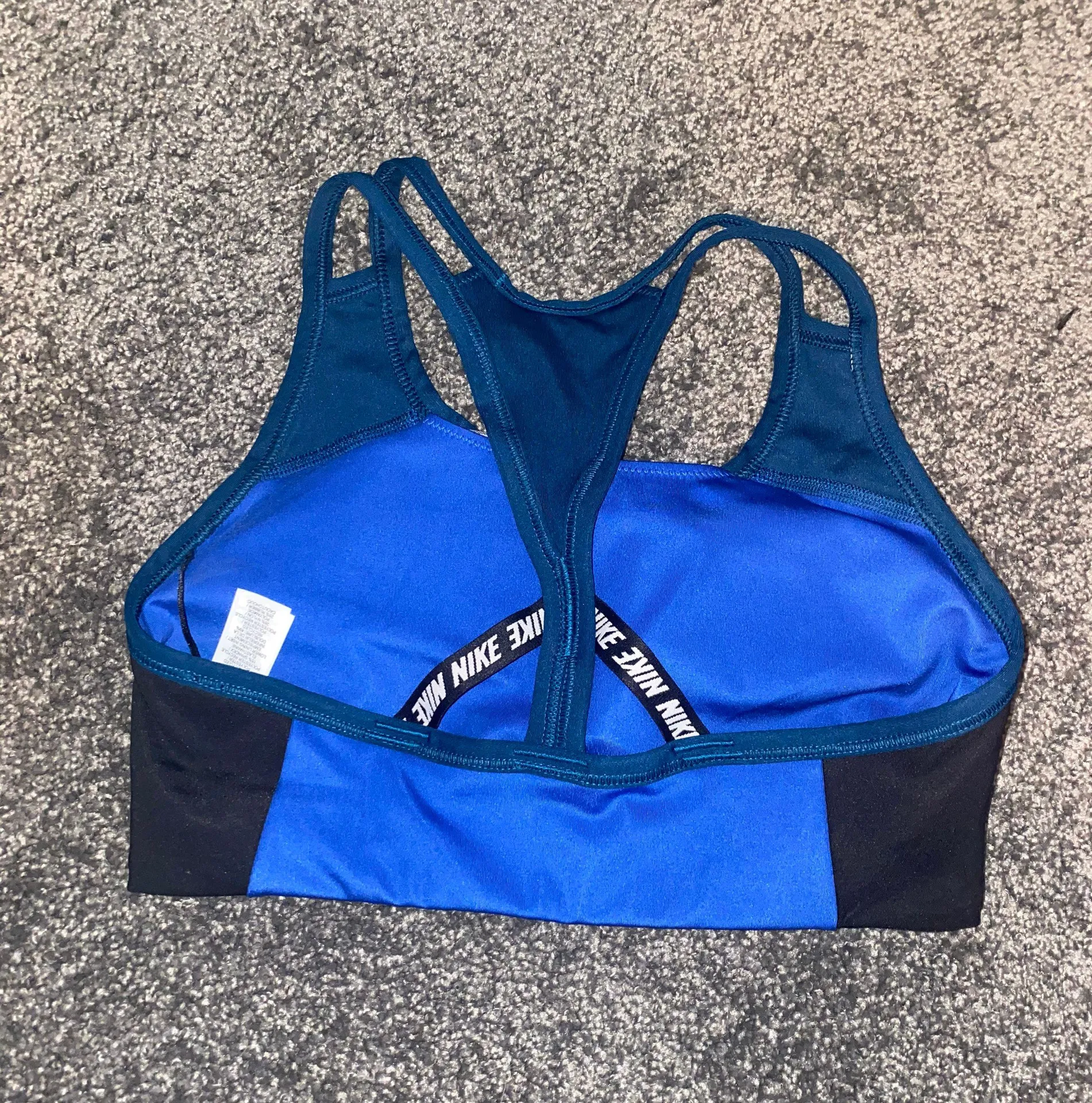 Nike Blue Sports Bra - Image 2