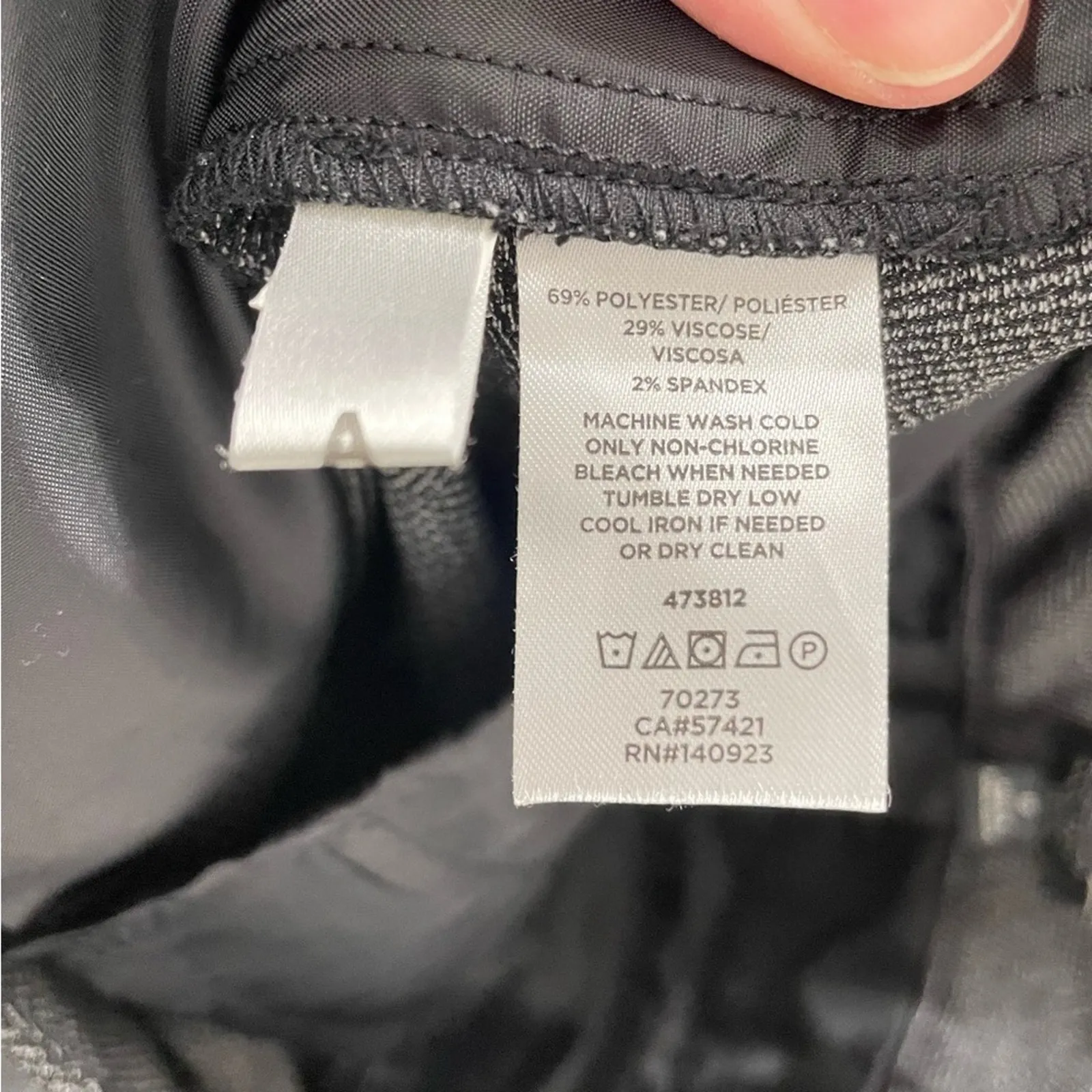 Ann Taylor Grey Wide Leg Dress Pants Trousers Womens 0P High Rise Slacks - Image 8