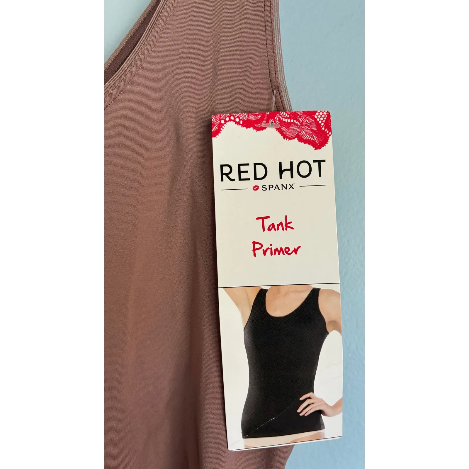 Spanx Red Hot Tank Primer Brown XL - Image 4