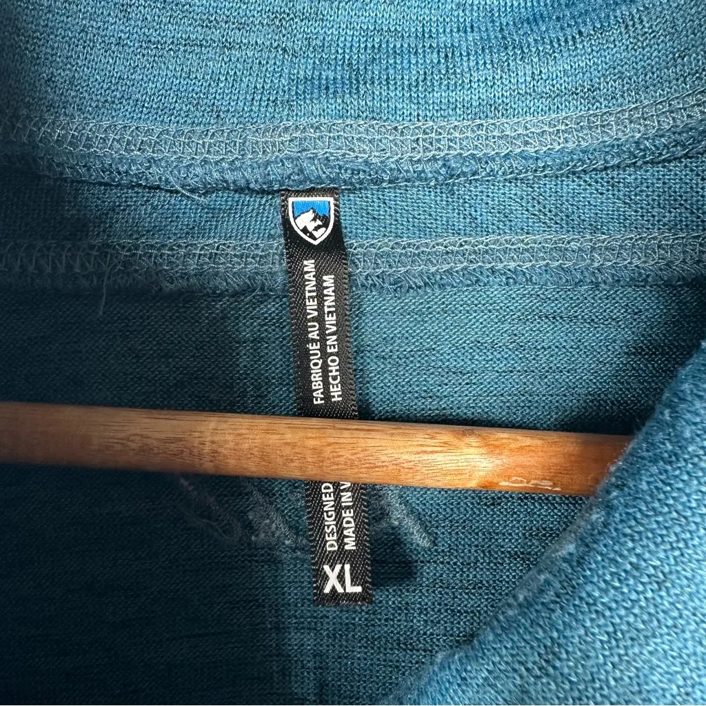 Kuhl Lea Heather Pullover Sweater in Bluegrass Size XL - Image 4