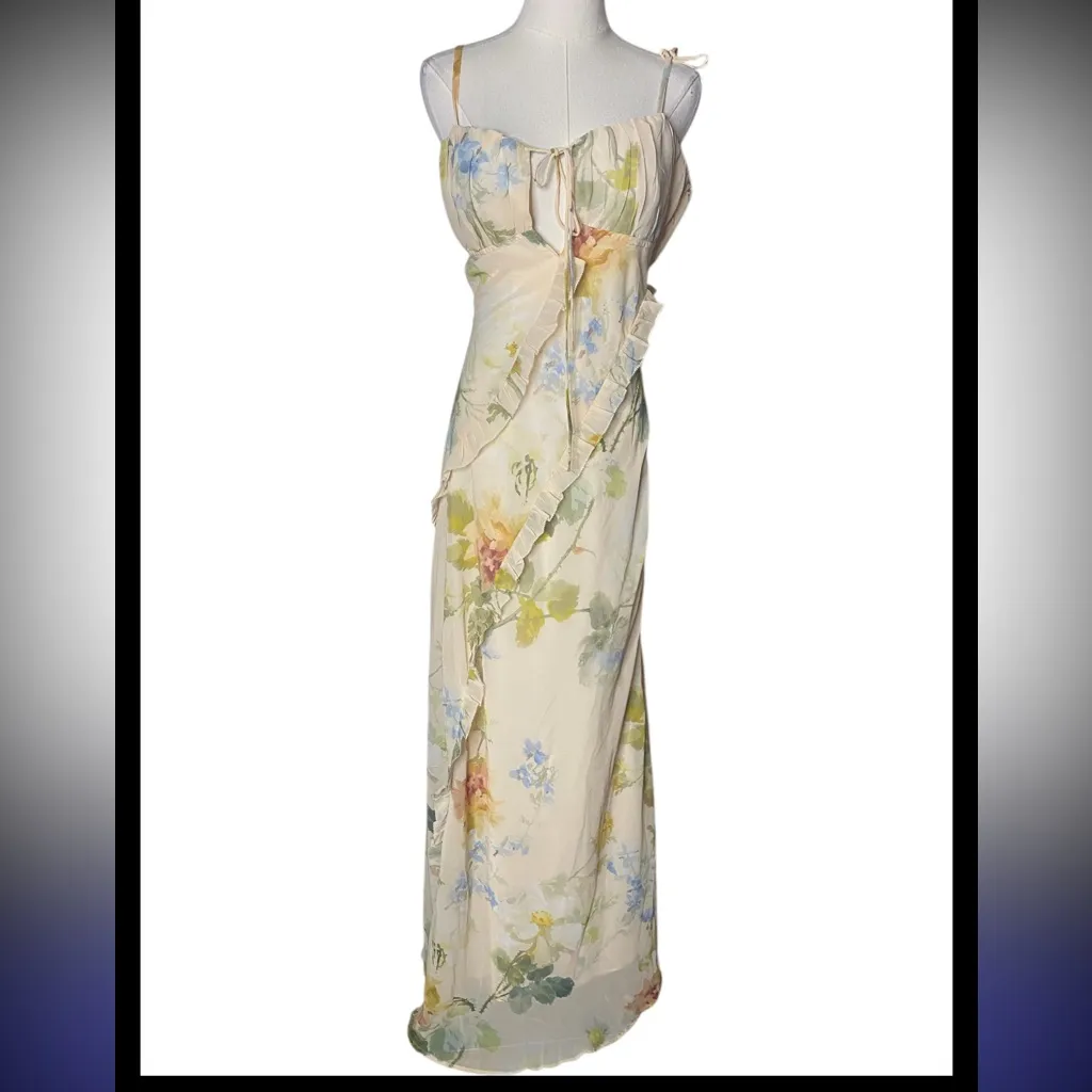 Hope & Ivy Floral Ruffle Maxi Dress - Image 4