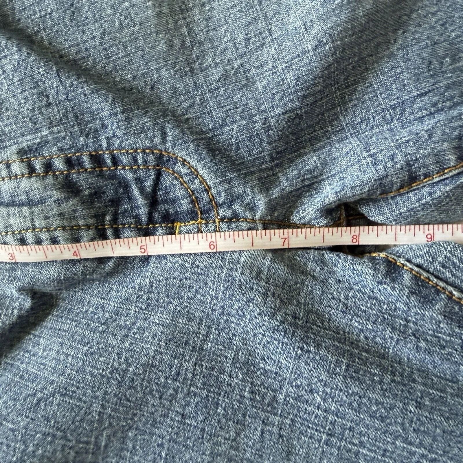 Women's Size 30 Bootcut Jeans | Low Rise Stretch Denim Blue Medium Wash - Image 10