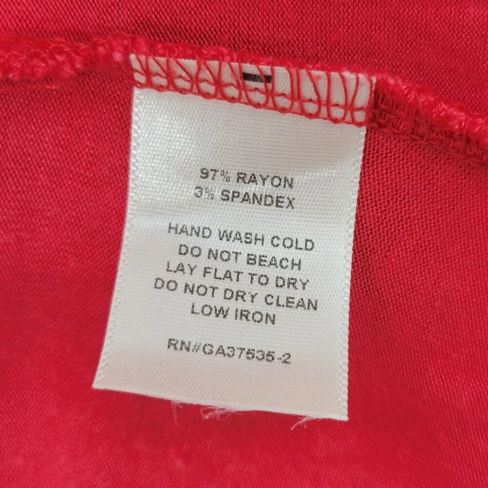 Monteau Maxi Tank Dress Womens M Beige Red Tan Color Block V Neck Sleeveless - Image 4