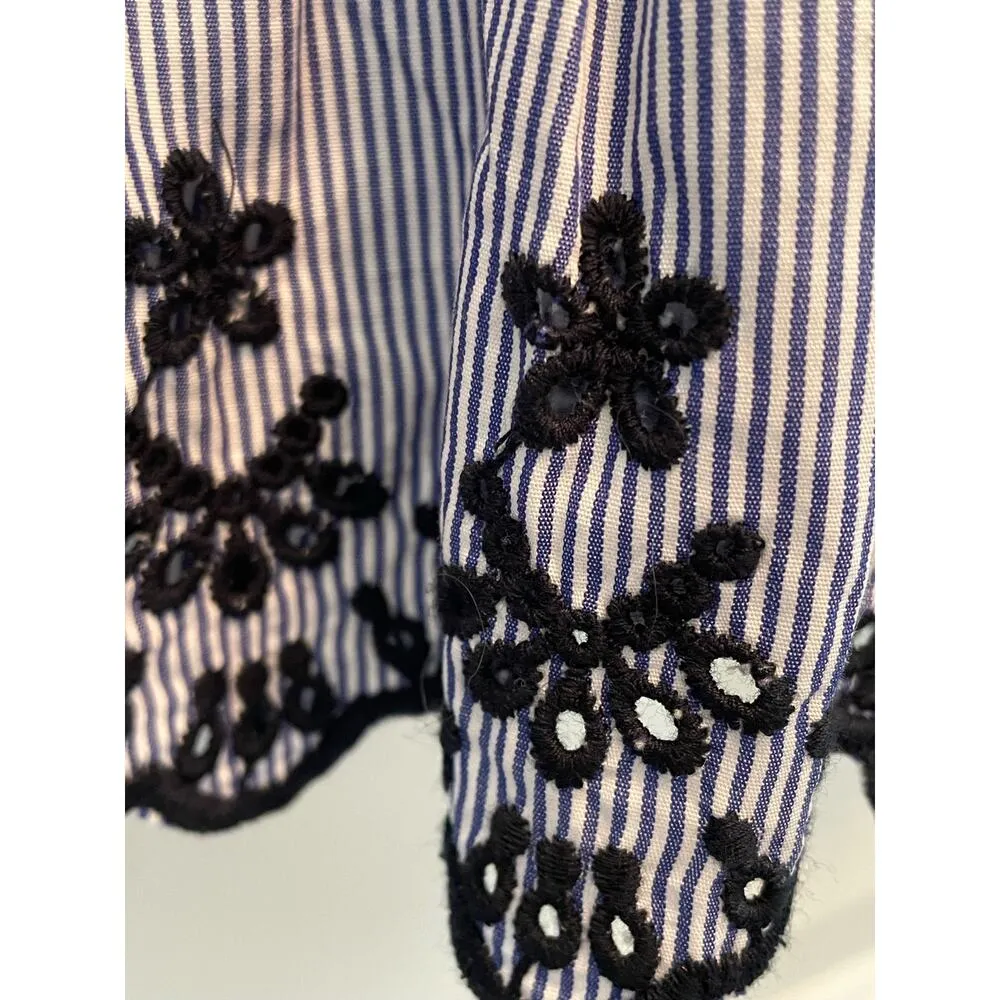 J. Crew Peplum Tulip-back Tank Top size Small - Image 3