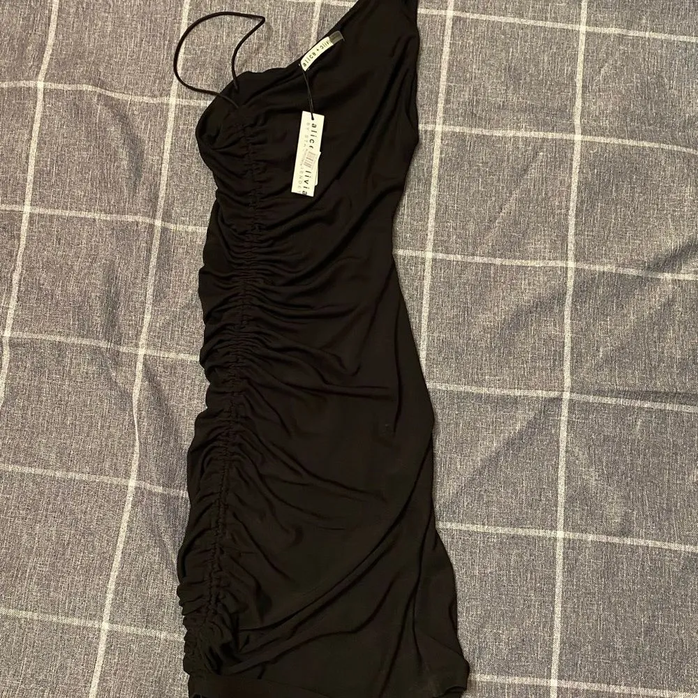 Alice and Olivia One-Shoulder Minidress  - Image 11