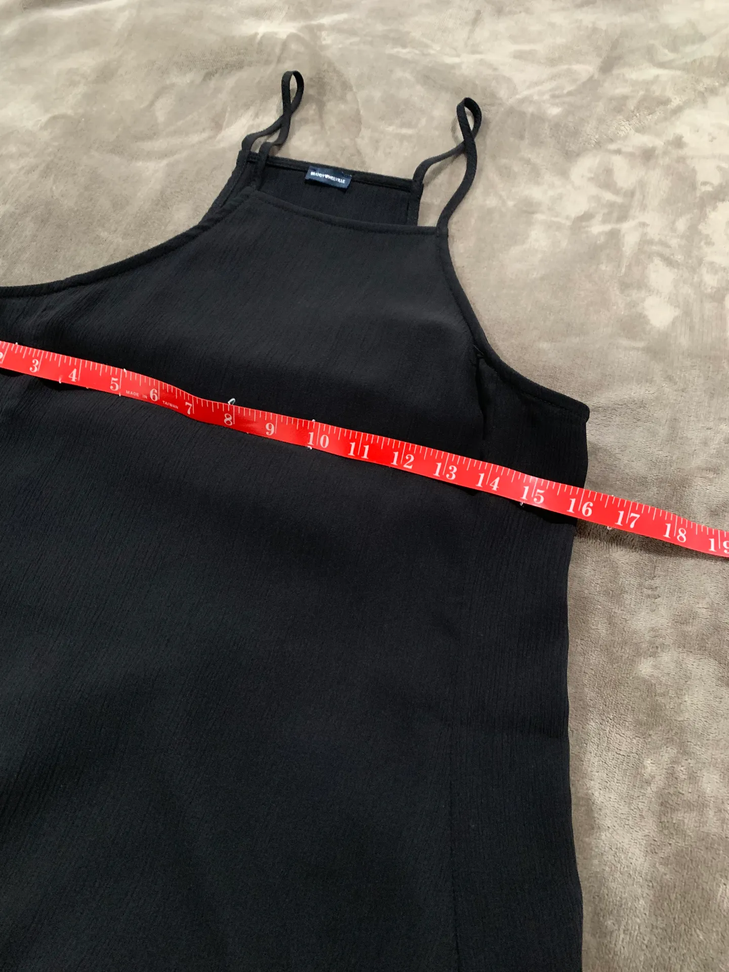 black halter slip on a-line dress One Size - Image 4