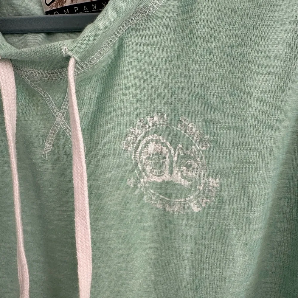Coconut Creek Trading Company Women's M Hoodie Sweatshirt Mint Eskimo Joes Bar Green Size M - Image 2