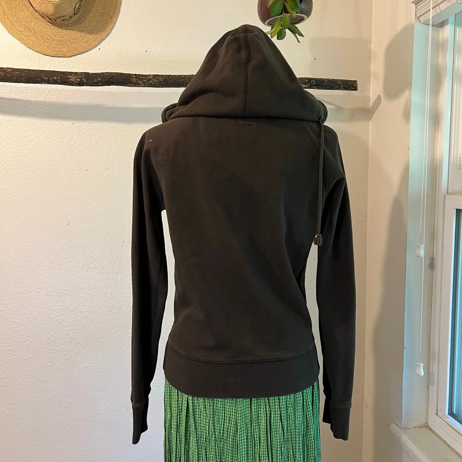 Lucky Brand Y2K Cotton Multi Colored Embroidered Zip Up Hoodie Size XS - Image 6