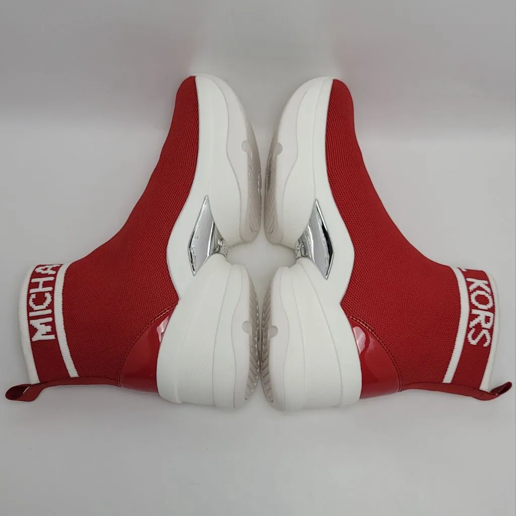 Michael Kors Olympia Stretch knit Ankle Socks Bootie Sneakers Chunky Sole Sz 9M - Image 5