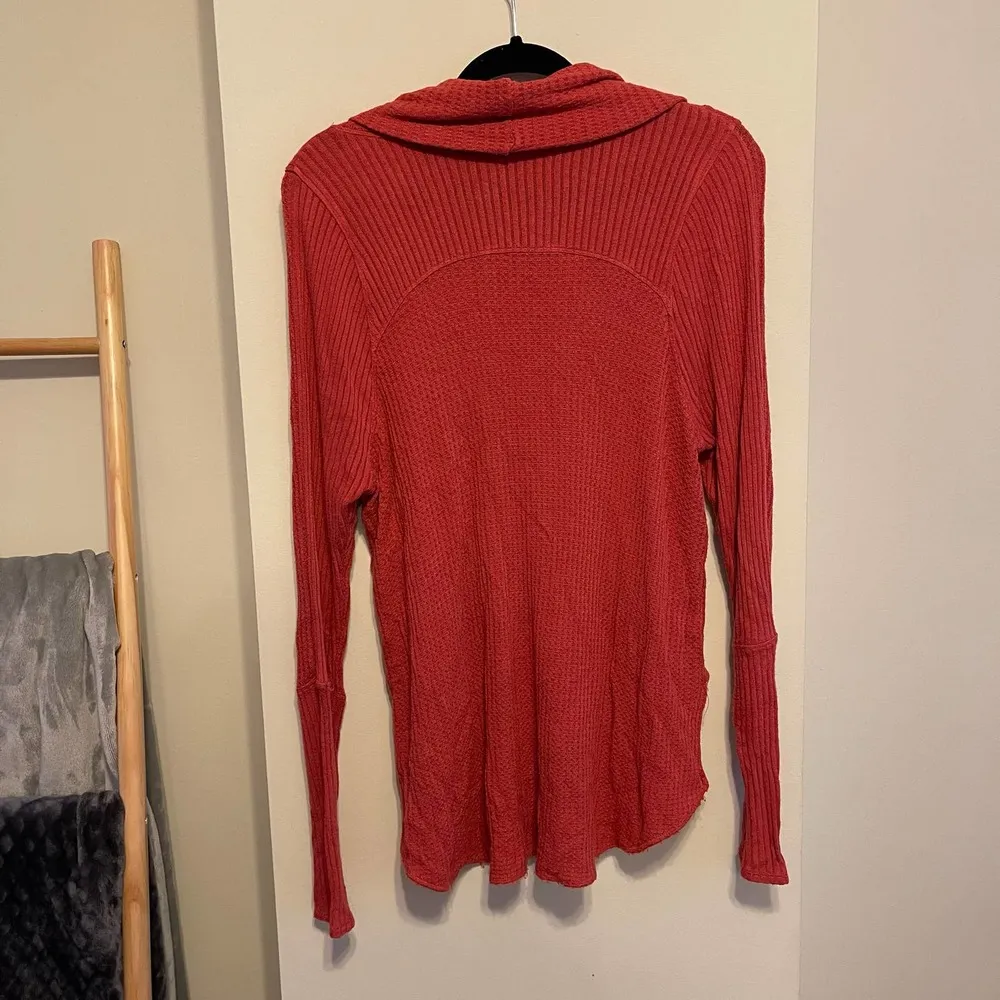 We the Free Free People Drippy Thermal Kristina Thermal Cayenne Size Small - Image 3