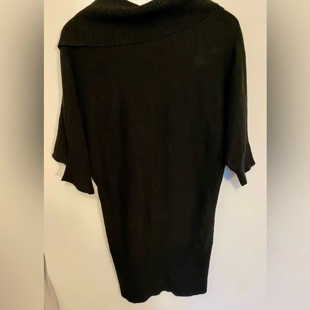 Sexy! JFW Women’s Sweater Dress Black Small Cowl Neck - Image 3