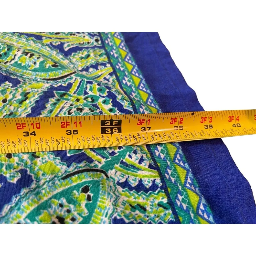 Blue Paisley Choker Keyhole Fit & Flare Summer Dress NWT S - Image 6