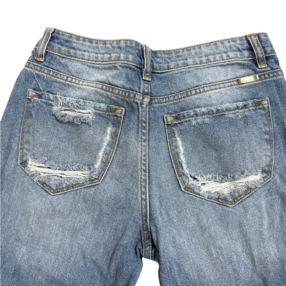 KanCan Estilo Boyfriend Extremely Distressed Jeans Sz 26 Womens Blue - Image 4