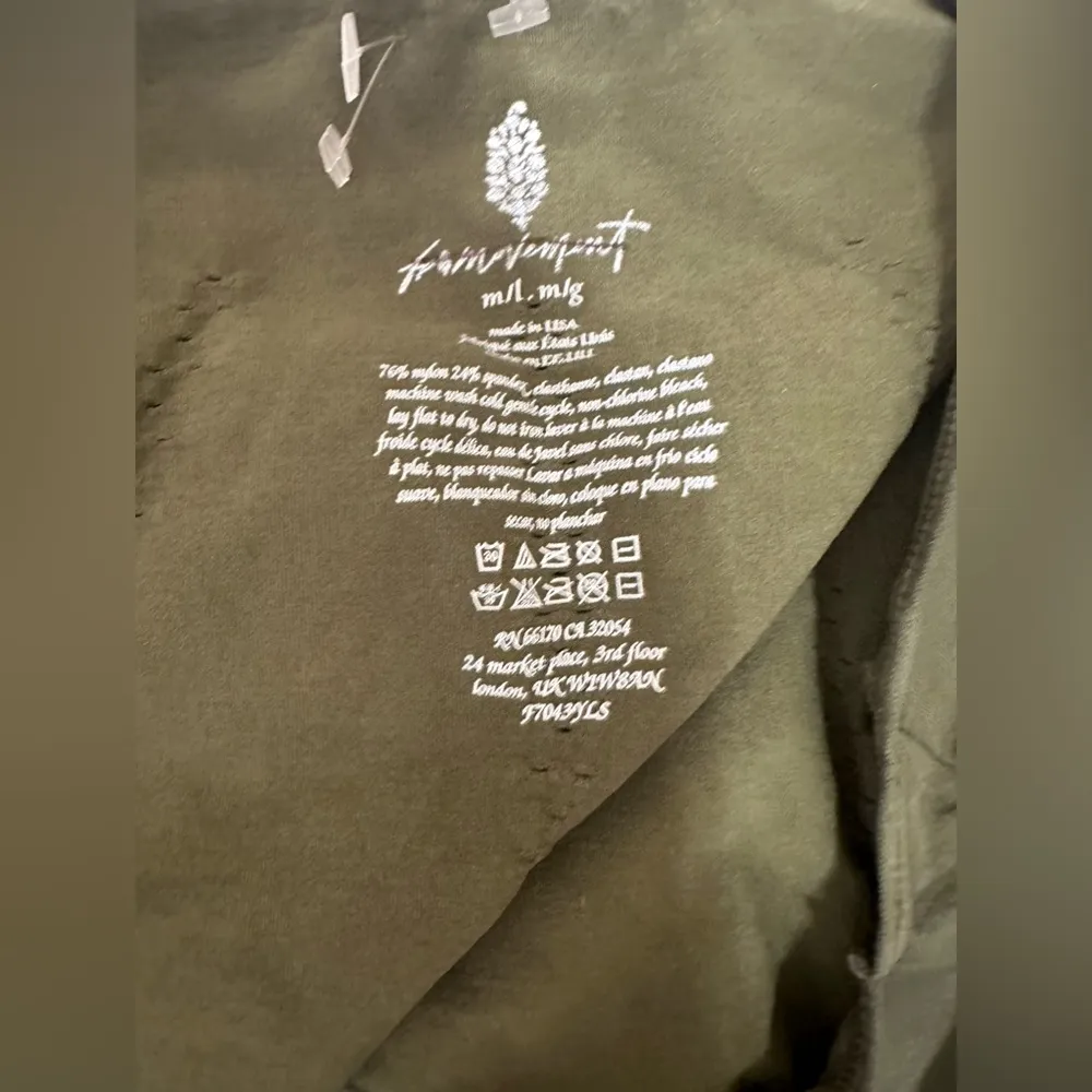 Free People Olive Green Jumpsuit - Image 3