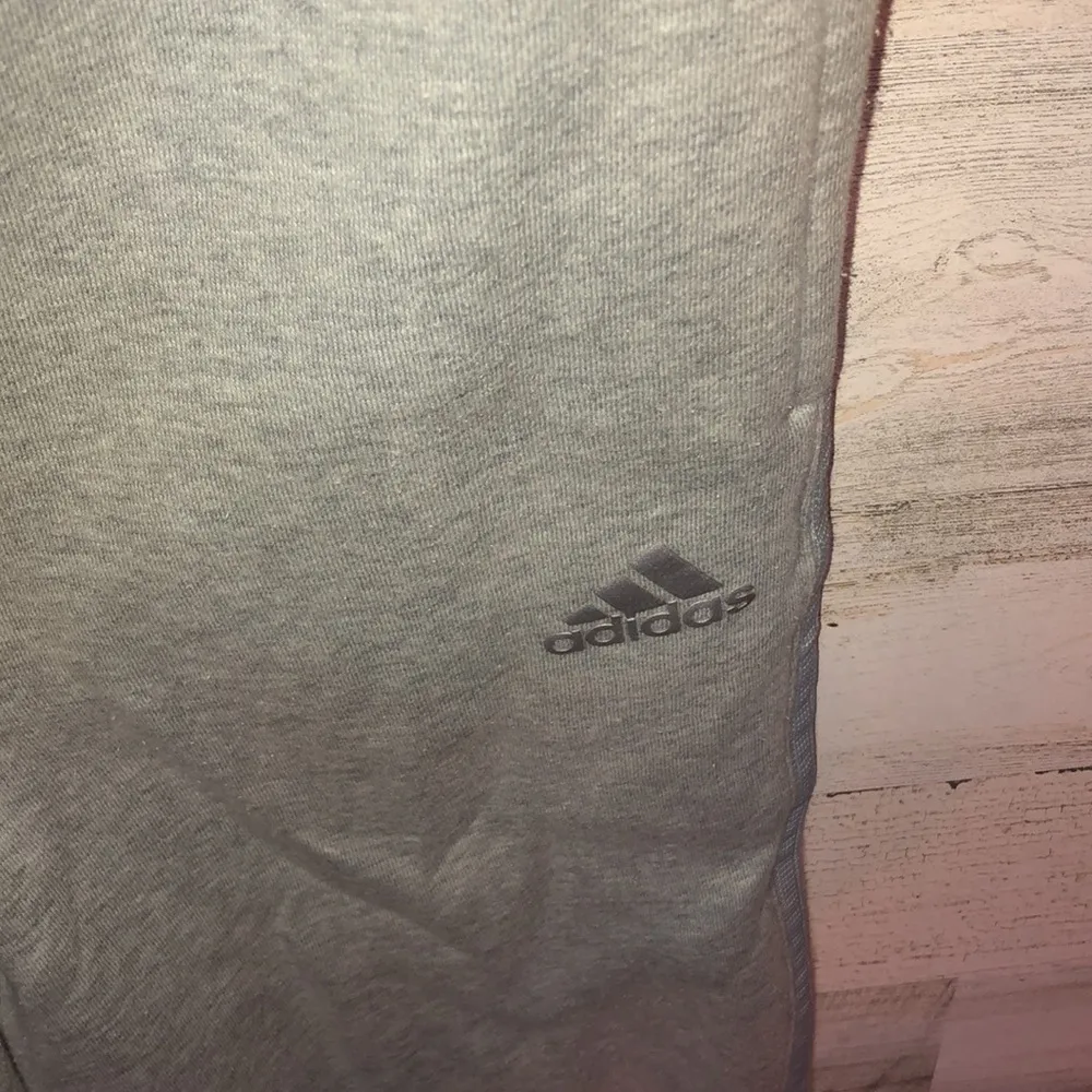 Adidas sweatpants joggers gray in color training pants everyday wear active wear - Image 3