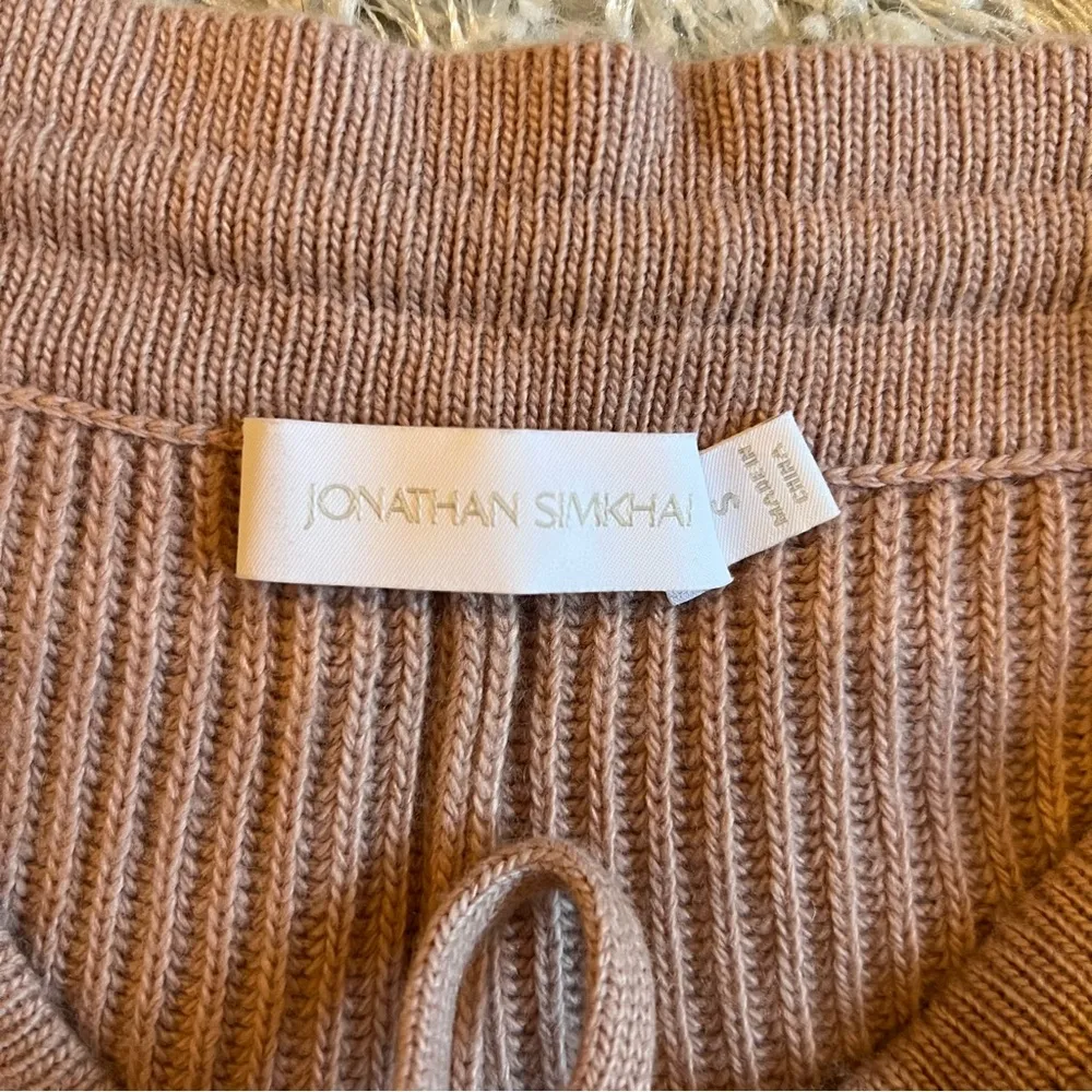 Jonathan Simkhai Nina Joggers Pants in Dusk Size Small Pink - Image 6