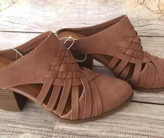 Heeled Mules Brown Size 8 - Image 2