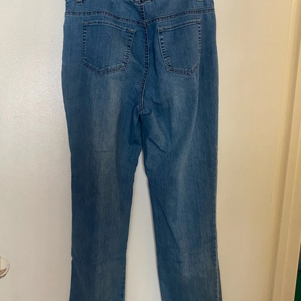 Charter Club Womens Blue Denim Jeans Size 10 34x30  34” Classic Straight Leg - Image 6