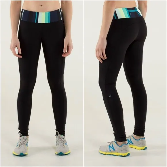 Lululemon Speed Tight with Tech Fleece size 2 - Image 2