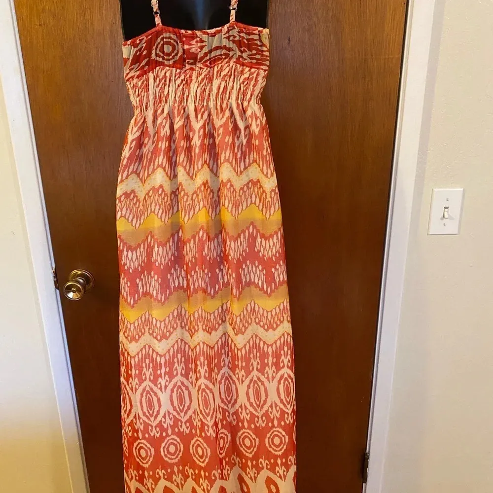 She's Cool Multicolored Patterned Adjustable Strap Maxi Dress - Image 11